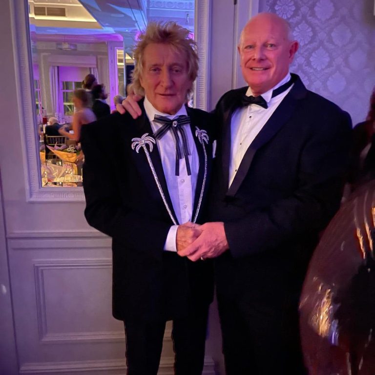 Ronnie Buckingham meets Rod Stewart