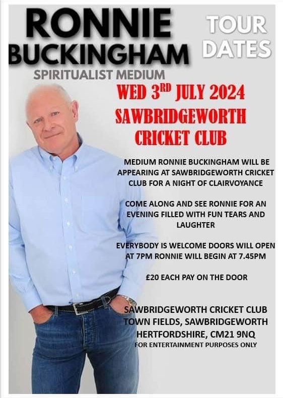 Ronnie Buckingham | Official Website | 2024 Dates